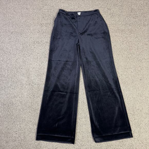 Avec Les Filles Velvet Straight Heart Button Pants US Women's 12 - Picture 2 of 7